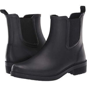 j. crew chelsea rainboot matte black
